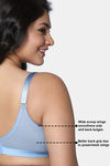 Zivame True Curv Shimmering Secrets Single Layered Non Wired Full Coverage Super Support Bra - Endless Sky — thumbnail 6